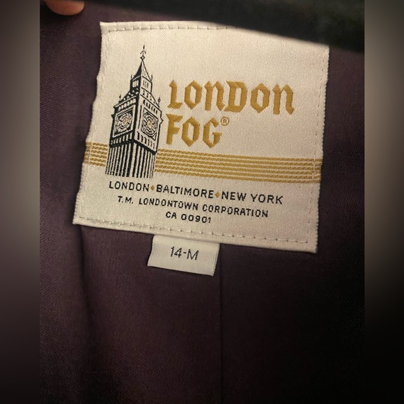 Vintage London Fog navy blue wool coat - Picture 4 of 10